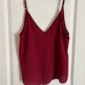 SHEIN Burgundy Camisole Top